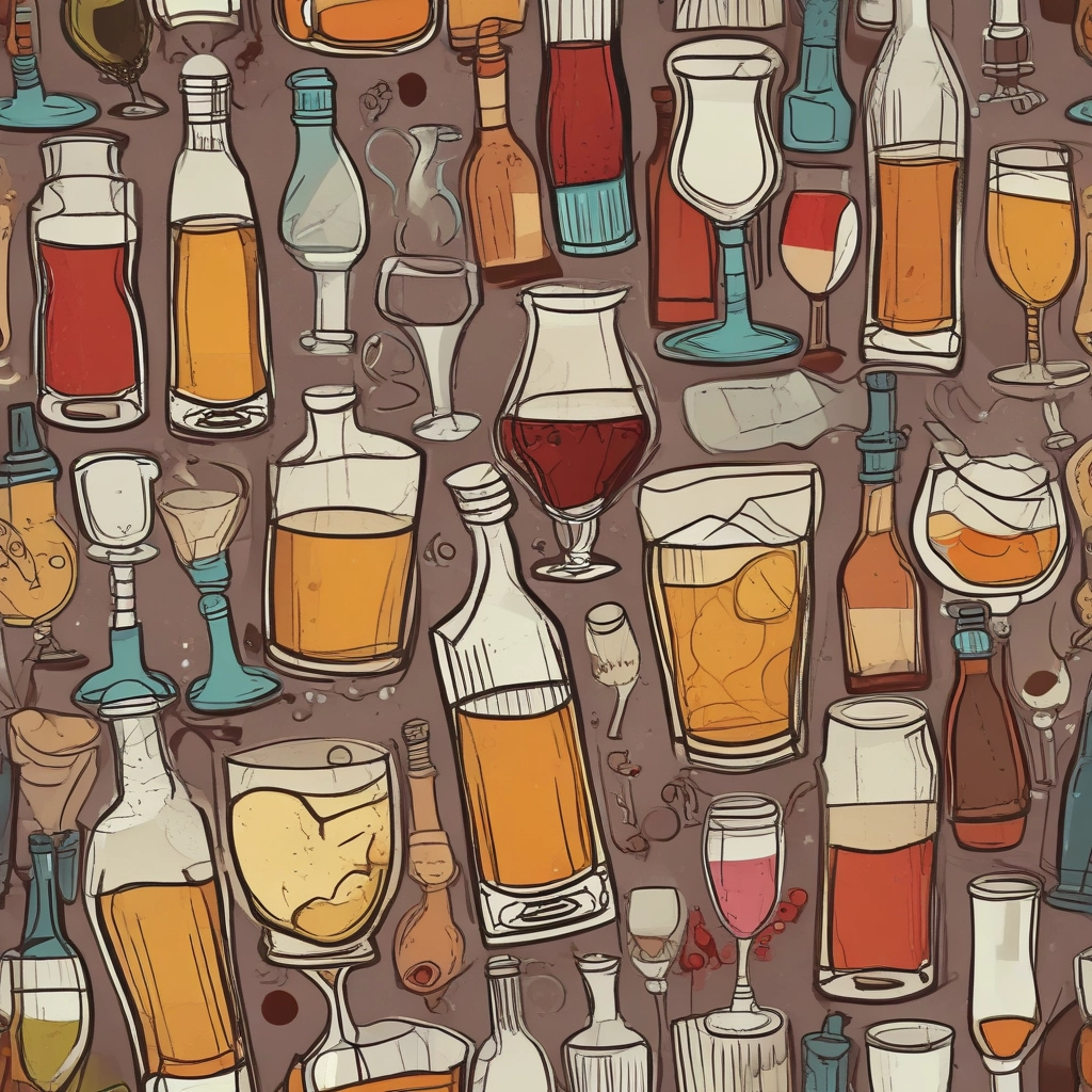 person holding amber glass bottle